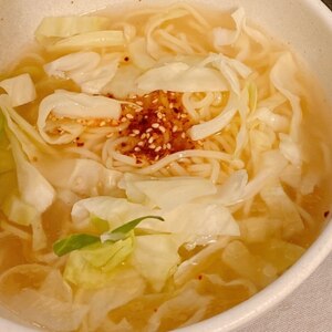 夏にピッタリ☆簡単塩冷麺！！